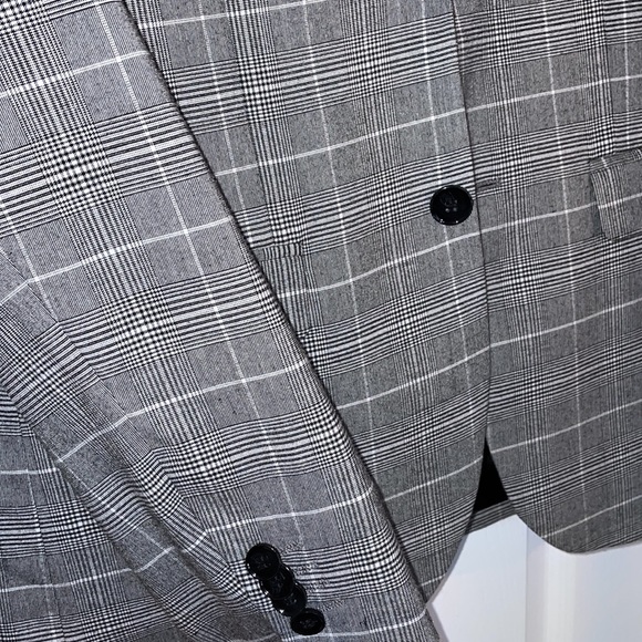 H&M - Skinny Fit Wool Blend Blazer - Picture 5 of 6